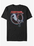 Marvel Deadpool On Unicorn T-Shirt, BLACK, hi-res