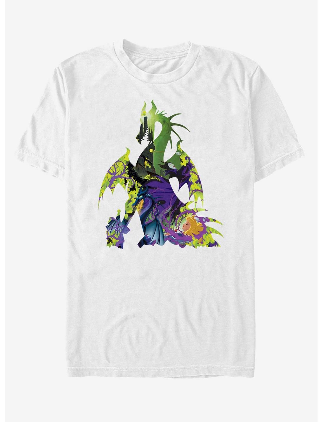 Disney Sleeping Beauty Dragon Form T-Shirt, WHITE, hi-res