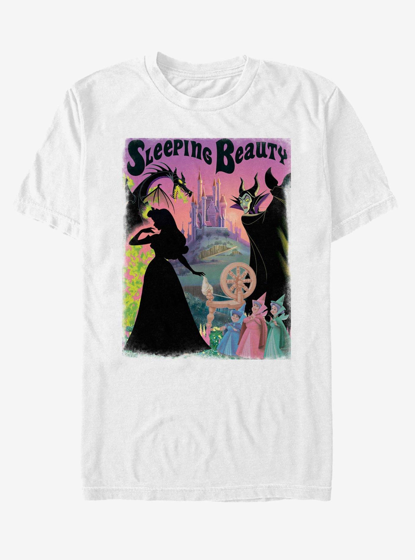 Disney Sleeping Beauty Poster T-Shirt, WHITE, hi-res