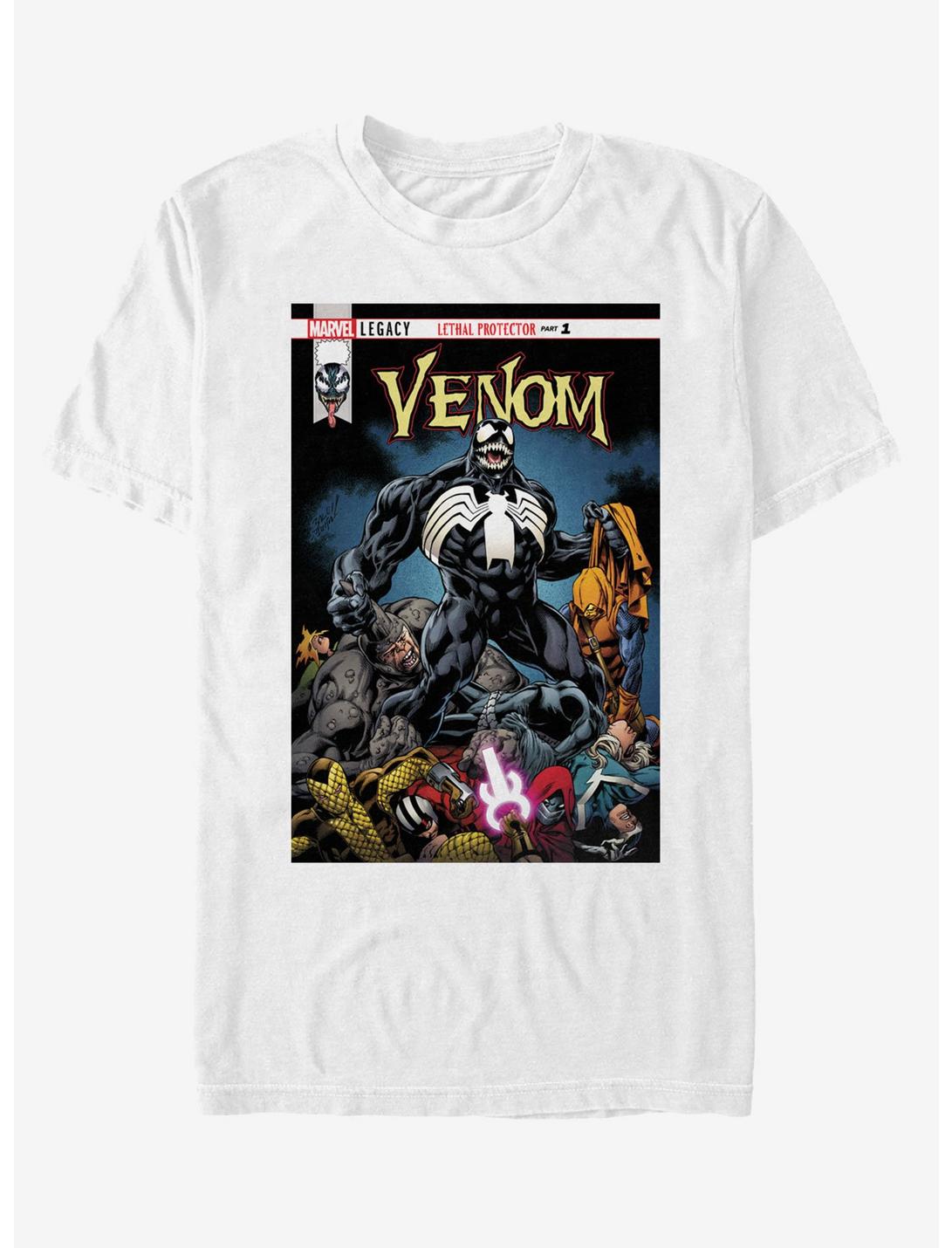Marvel Venom Venomized Cover T-Shirt, WHITE, hi-res