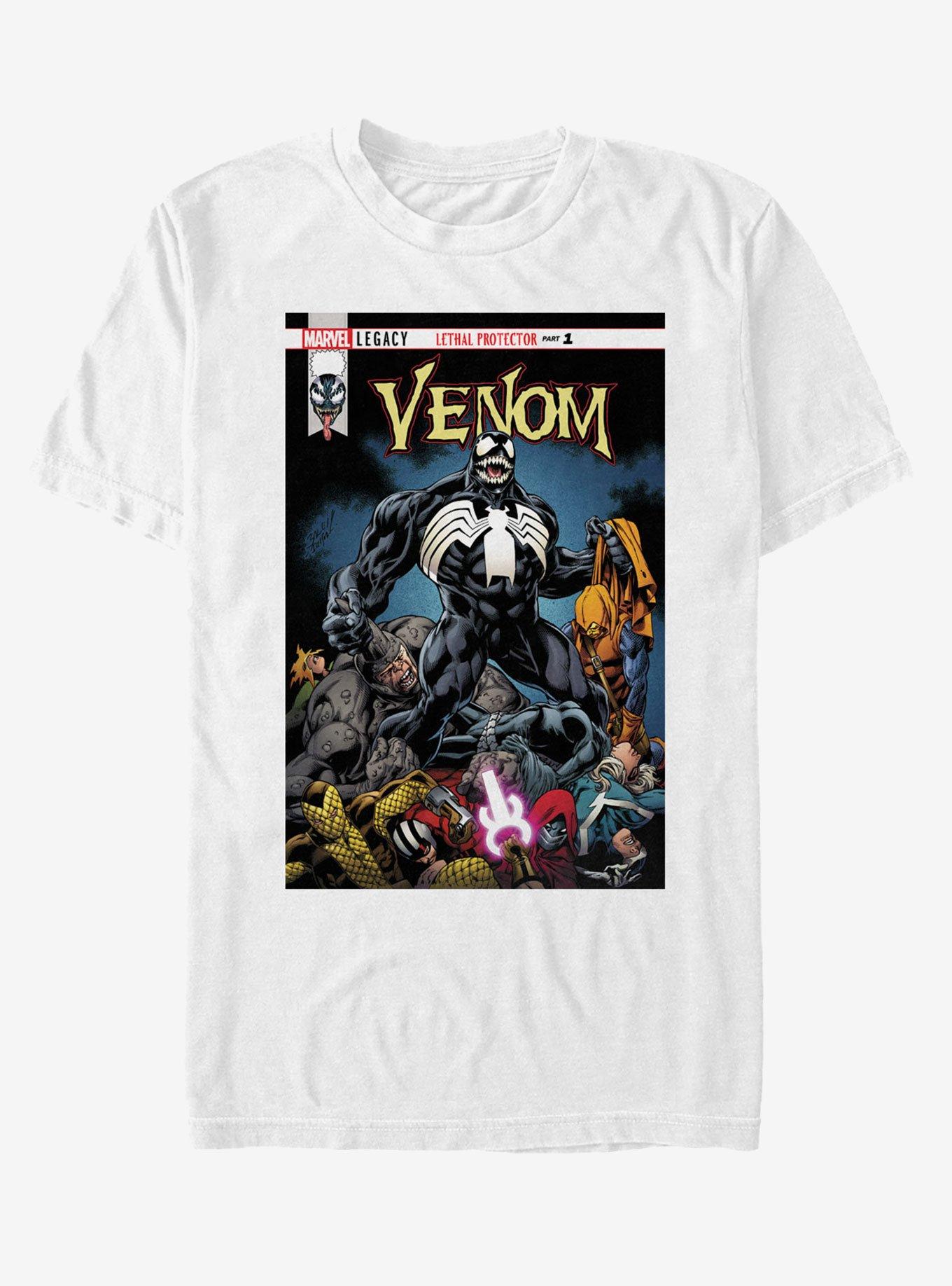 Marvel Venom Venomized Cover T-Shirt, WHITE, hi-res