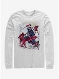 Marvel Samurai Warriors Long-Sleeve T-Shirt, WHITE, hi-res