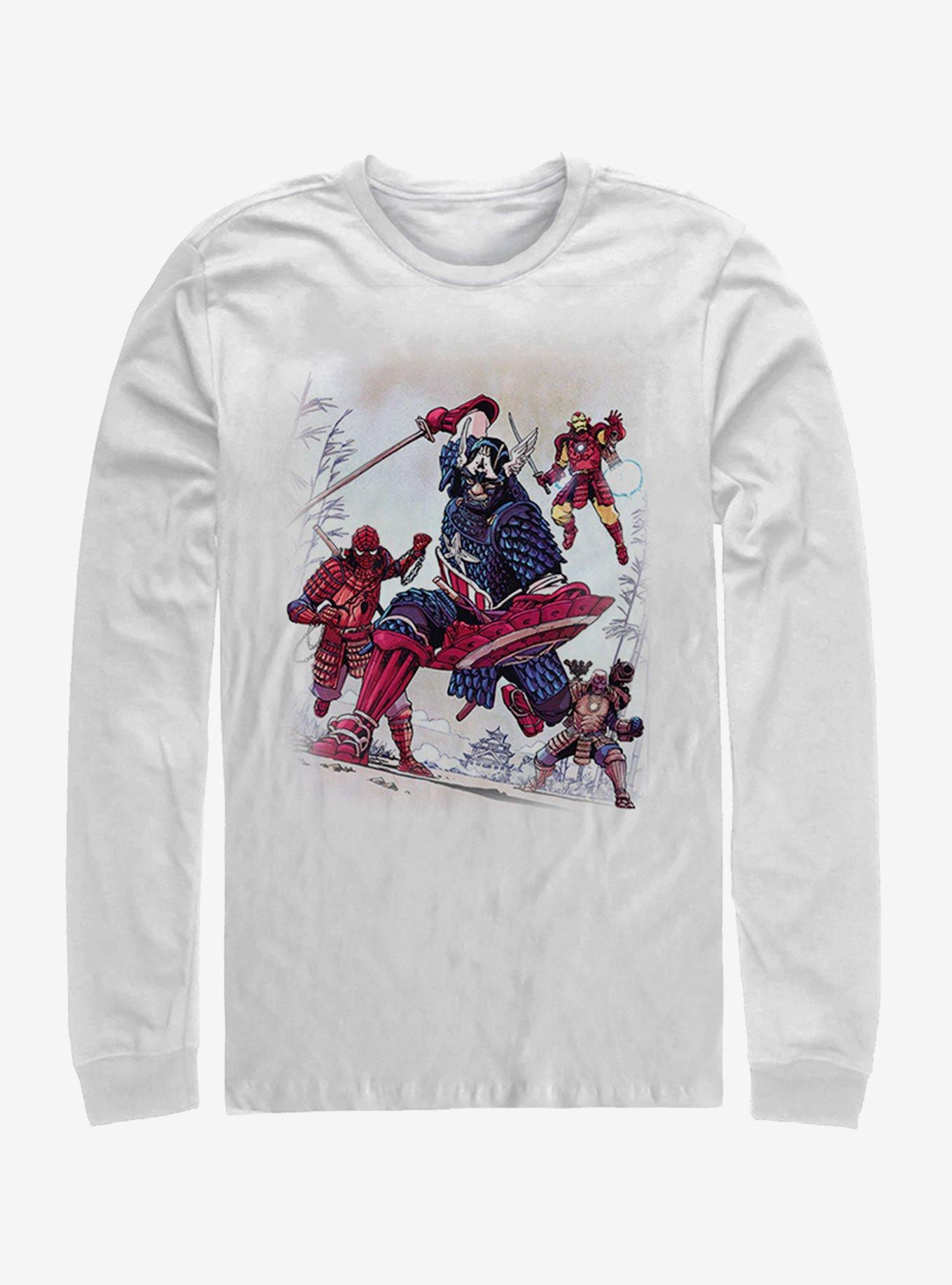Marvel Samurai Warriors Long-Sleeve T-Shirt, , hi-res