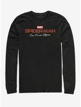 Marvel Spider-Man Far From Home Logo Long-Sleeve T-Shirt, BLACK, hi-res