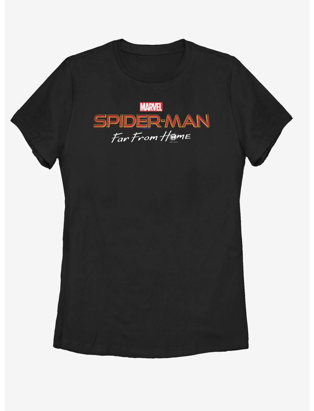 Marvel Spider-Man Far From Home Logo Womens T-Shirt, BLACK, hi-res