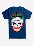 DC Comics Suicide Squad Joker Mask T-Shirt, MIDNIGHT NAVY, hi-res