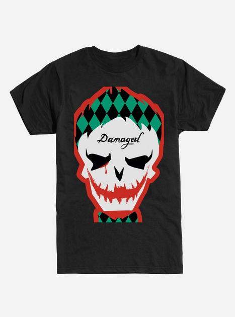 Joker Adult Unisex Black Jail T-Shirt DC