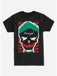 DC Comics Suicide Squad Joker Mask Contrast T-Shirt, BLACK, hi-res