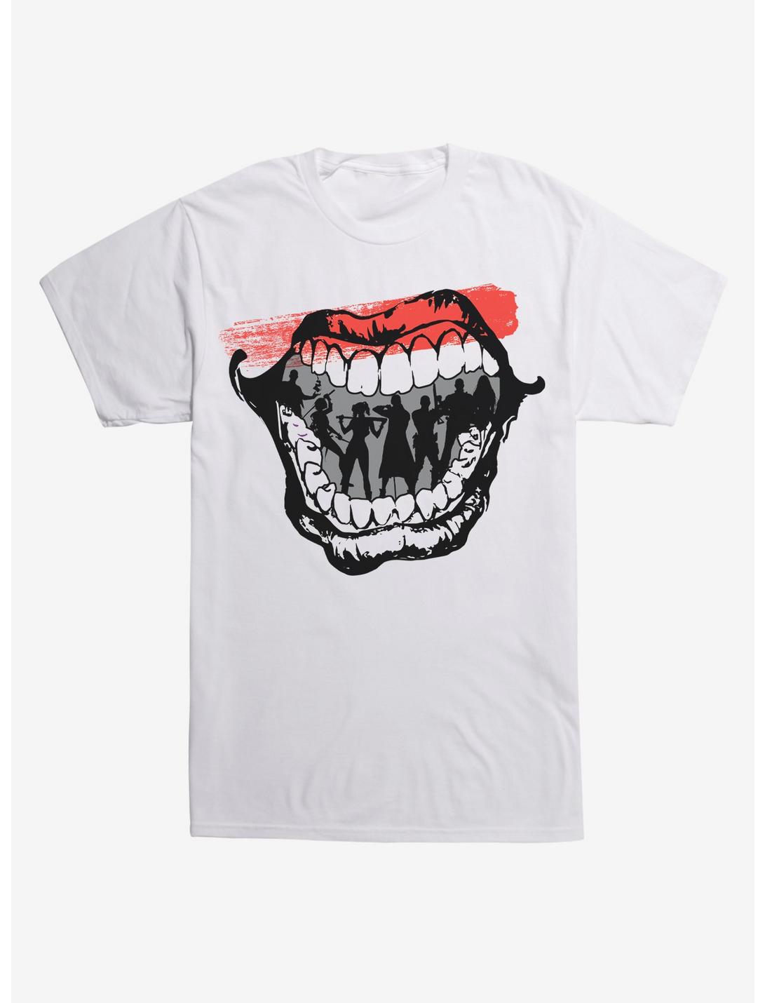 DC Comics Suicide Squad Mouth T-Shirt, WHITE, hi-res