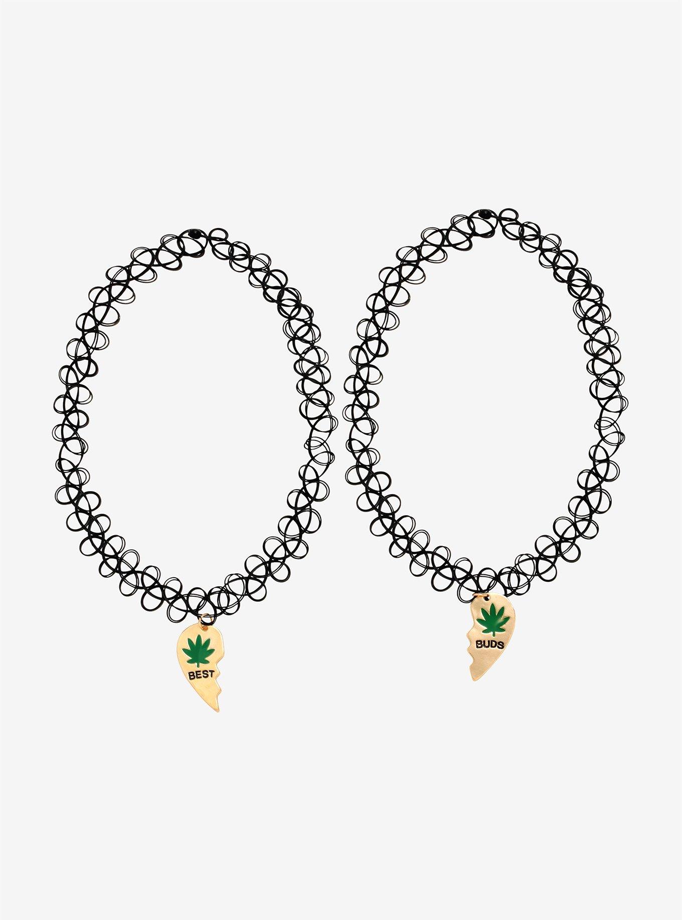 Best Buds Best Friend Tattoo Choker Set, , hi-res