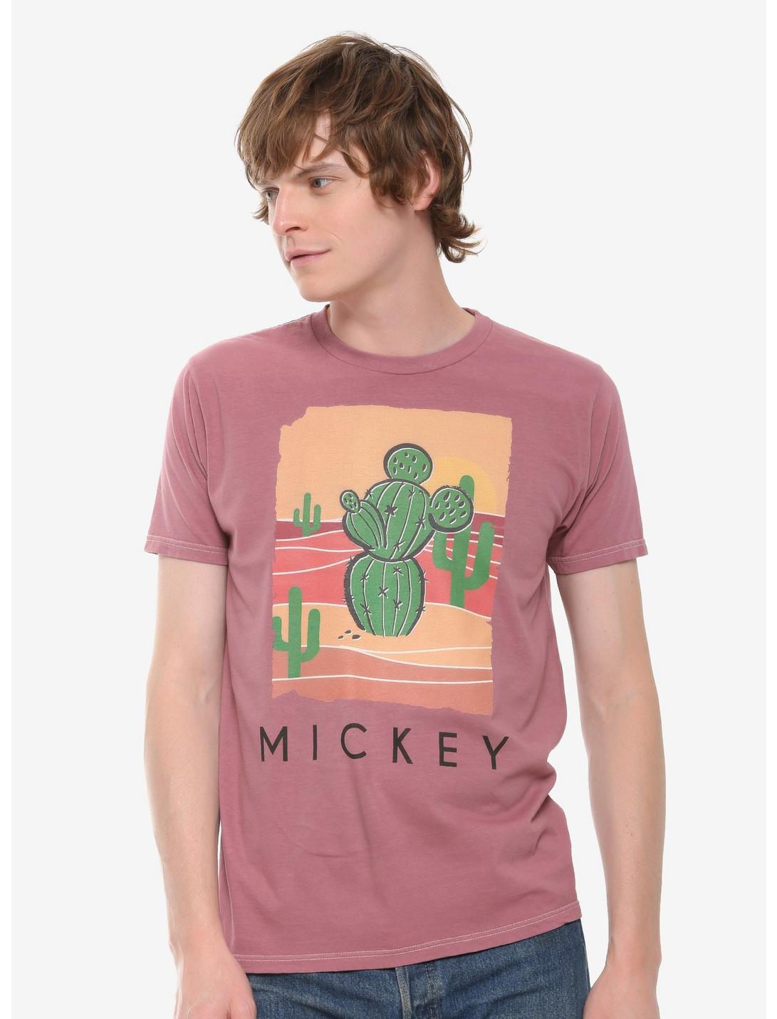 Disney Mickey Mouse Desert Cactus T-Shirt - BoxLunch Exclusive, PURPLE, hi-res