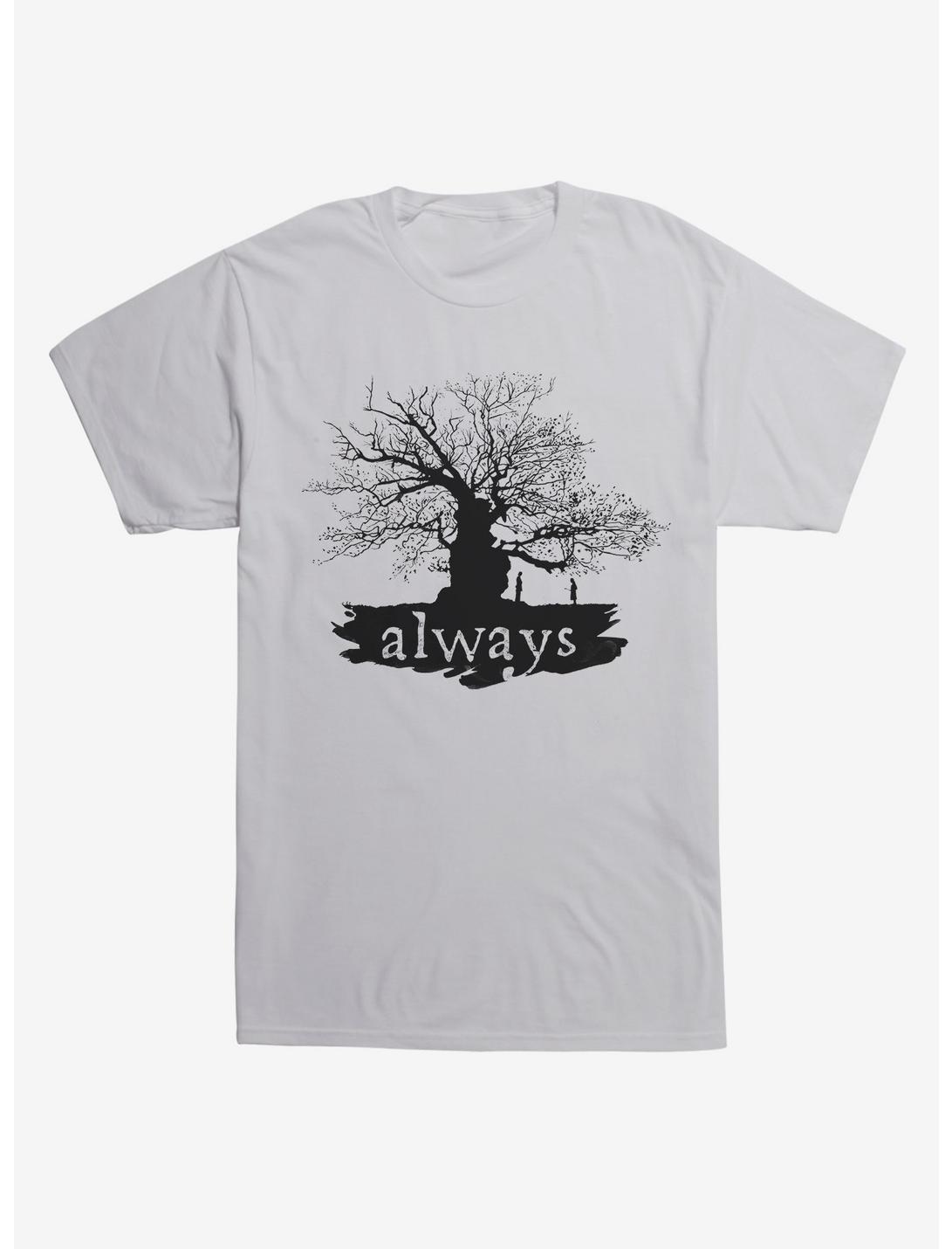 Harry Potter Always Tree Extra Soft Light Grey T-Shirt, LIGHT GREY, hi-res