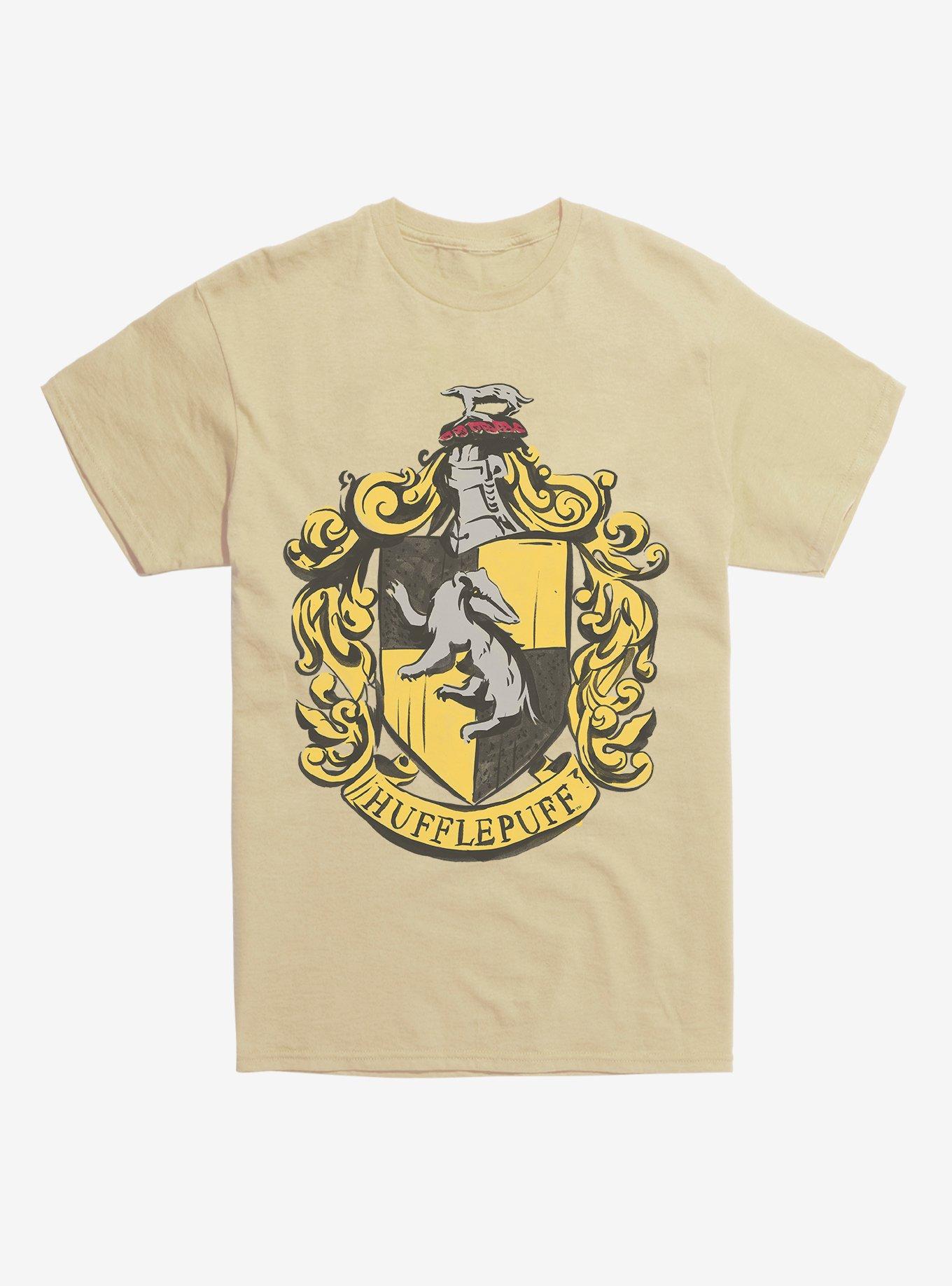 Harry Potter Badger Logo Extra Soft T-Shirt, NATURAL, hi-res
