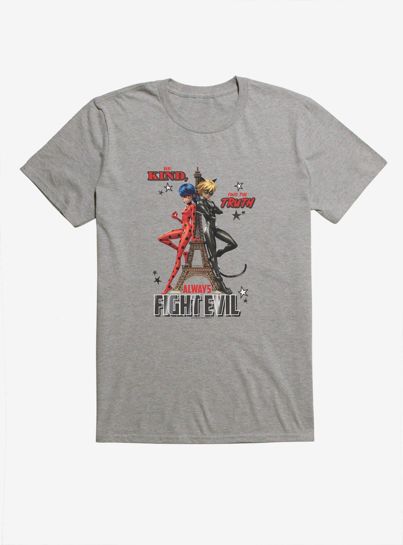 Extra Soft Miraculous: Tales of Ladybug & Cat Noir Always Fight Evil T-Shirt, , hi-res