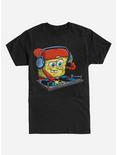 Extra Soft Spongebob Squarepants DJ T-Shirt, BLACK, hi-res