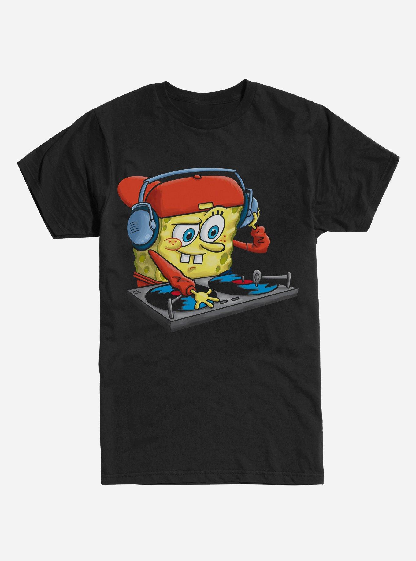 Extra Soft Spongebob Squarepants DJ T-Shirt, , hi-res