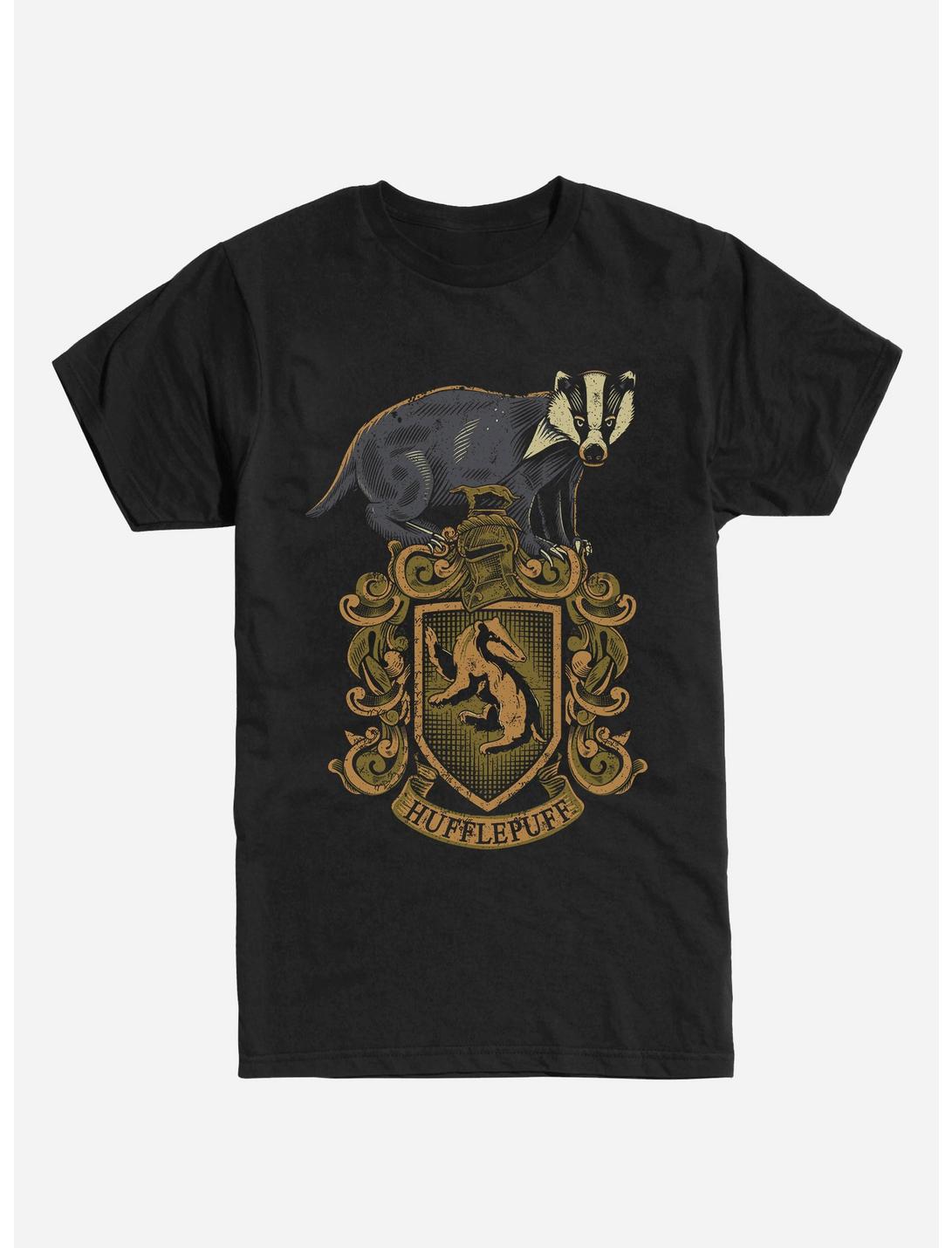 Extra Soft Harry Potter Hufflepuff Badger T-Shirt, BLACK, hi-res