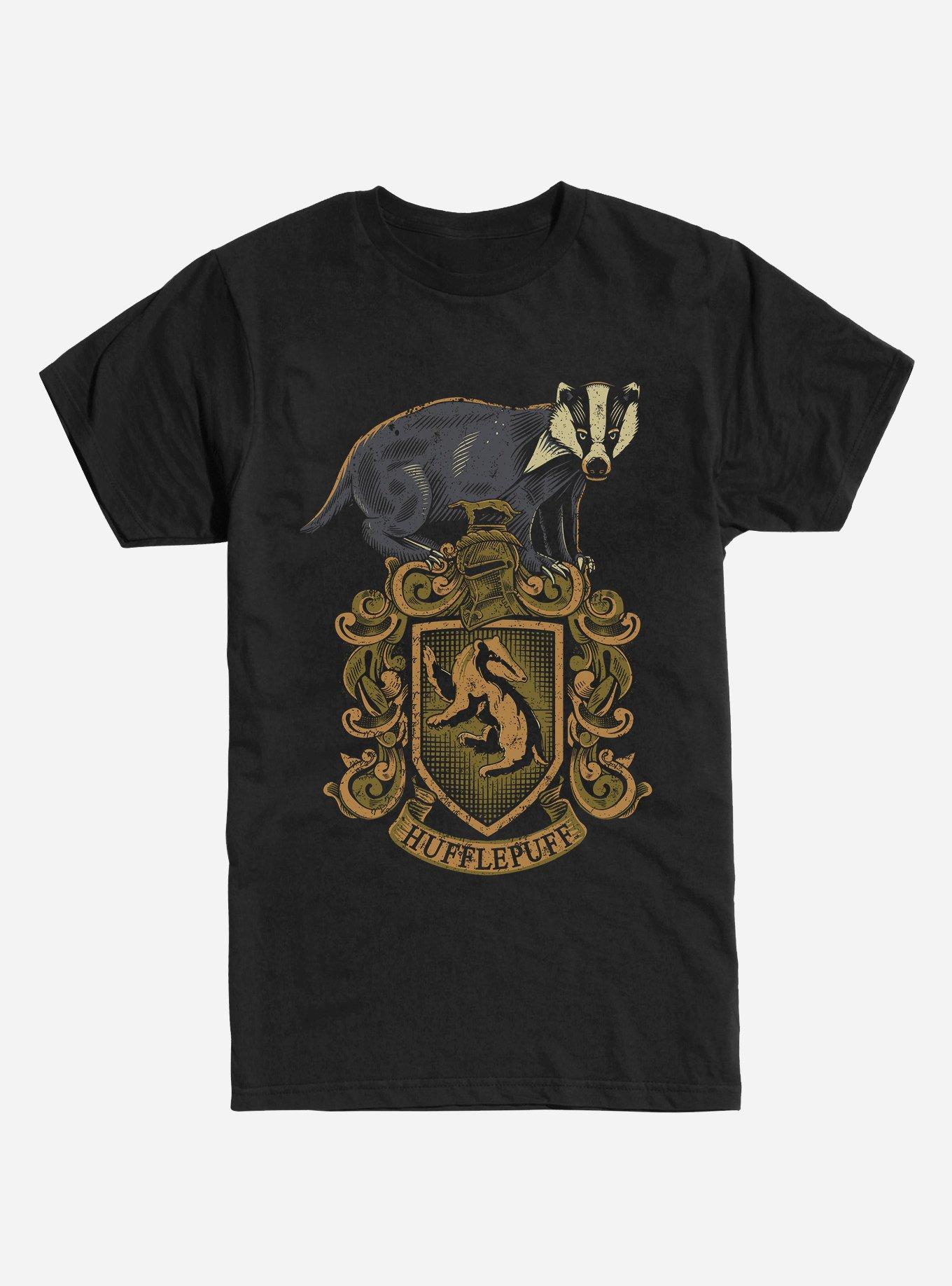 Extra Soft Harry Potter Hufflepuff Badger T-Shirt, BLACK, hi-res