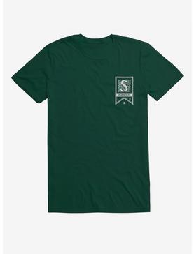 Extra Soft Harry Potter Slytherin Flag Logo T-Shirt, FOREST GREEN, hi-res