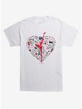 Extra Soft Miraculous: Tales of Ladybug & Cat Noir Heart Collage T-Shirt, WHITE, hi-res