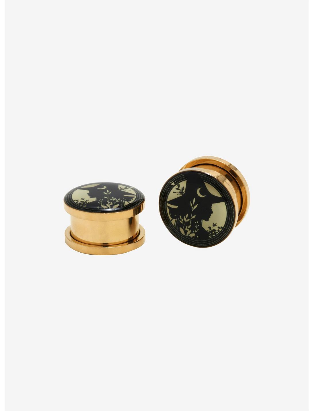 Steel Gold Witch Spool Plug 2 Pack, MULTI, hi-res