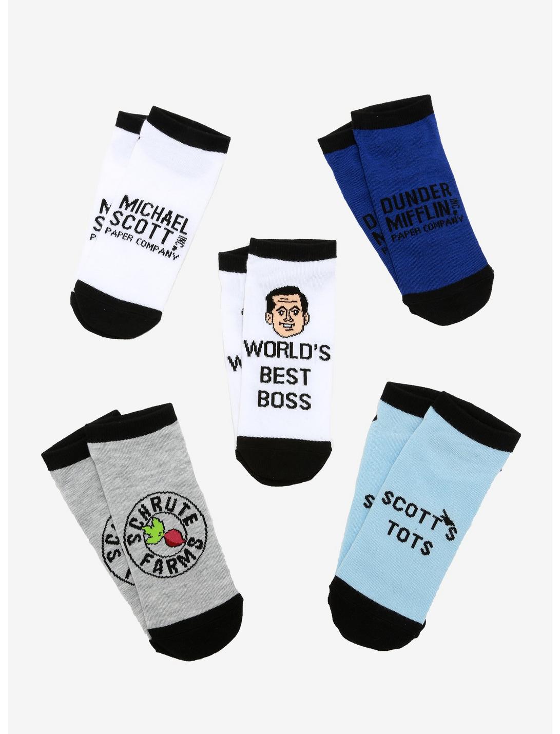 The Office Logo Ankle Sock Set - BoxLunch Exclusive, , hi-res