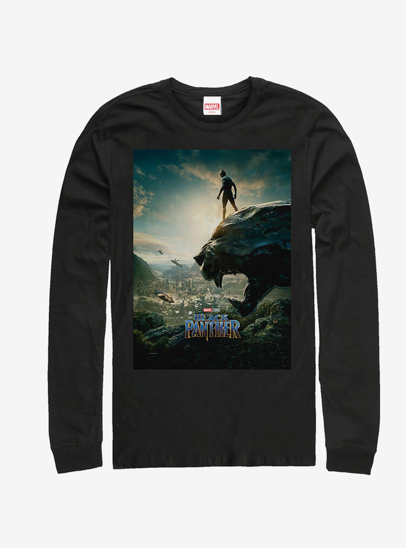 Marvel Black Panther Overlooking Long-Sleeve T-Shirt