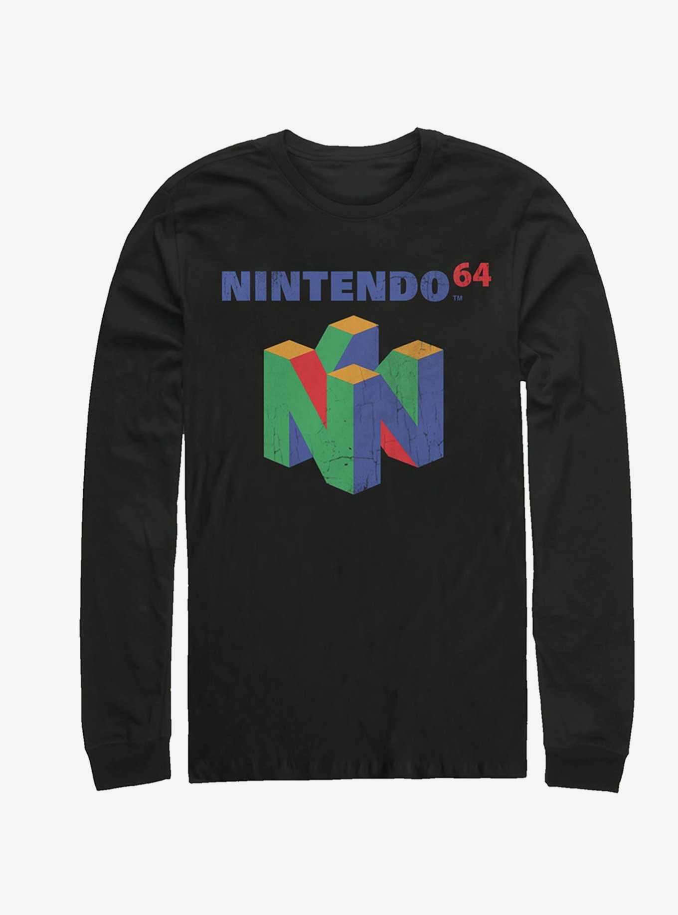 Nintendo N64 Logo Long-Sleeve T-Shirt, , hi-res