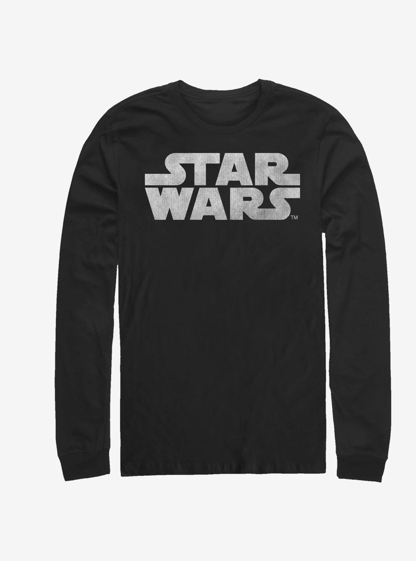 Star Wars Simplest Logo Long-Sleeve T-Shirt, BLACK, hi-res