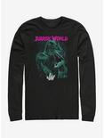 Jurassic Park Bright Raptor Squad Long-Sleeve T-Shirt, BLACK, hi-res