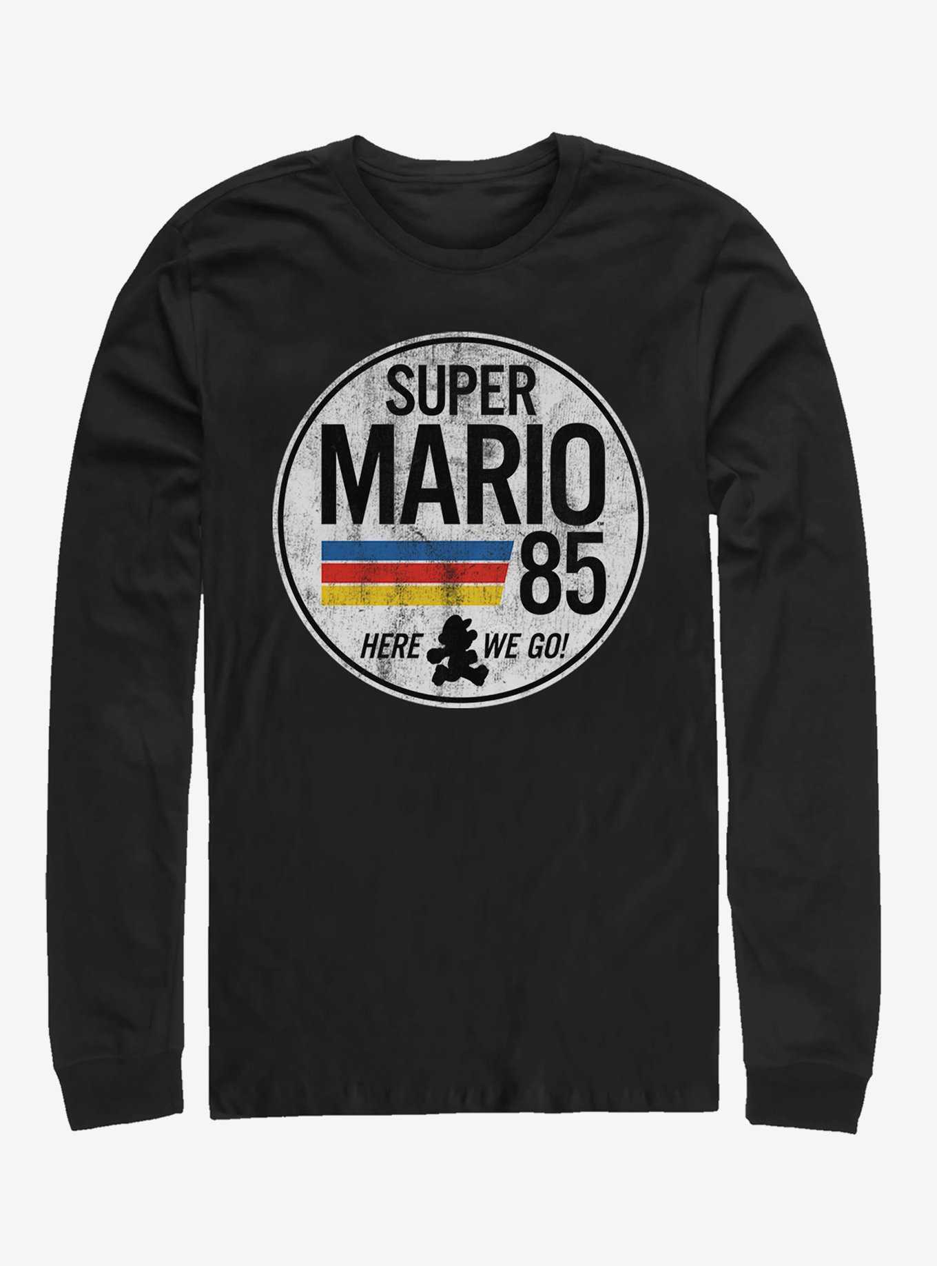 Super Mario Mario Is Go Long-Sleeve T-Shirt, , hi-res