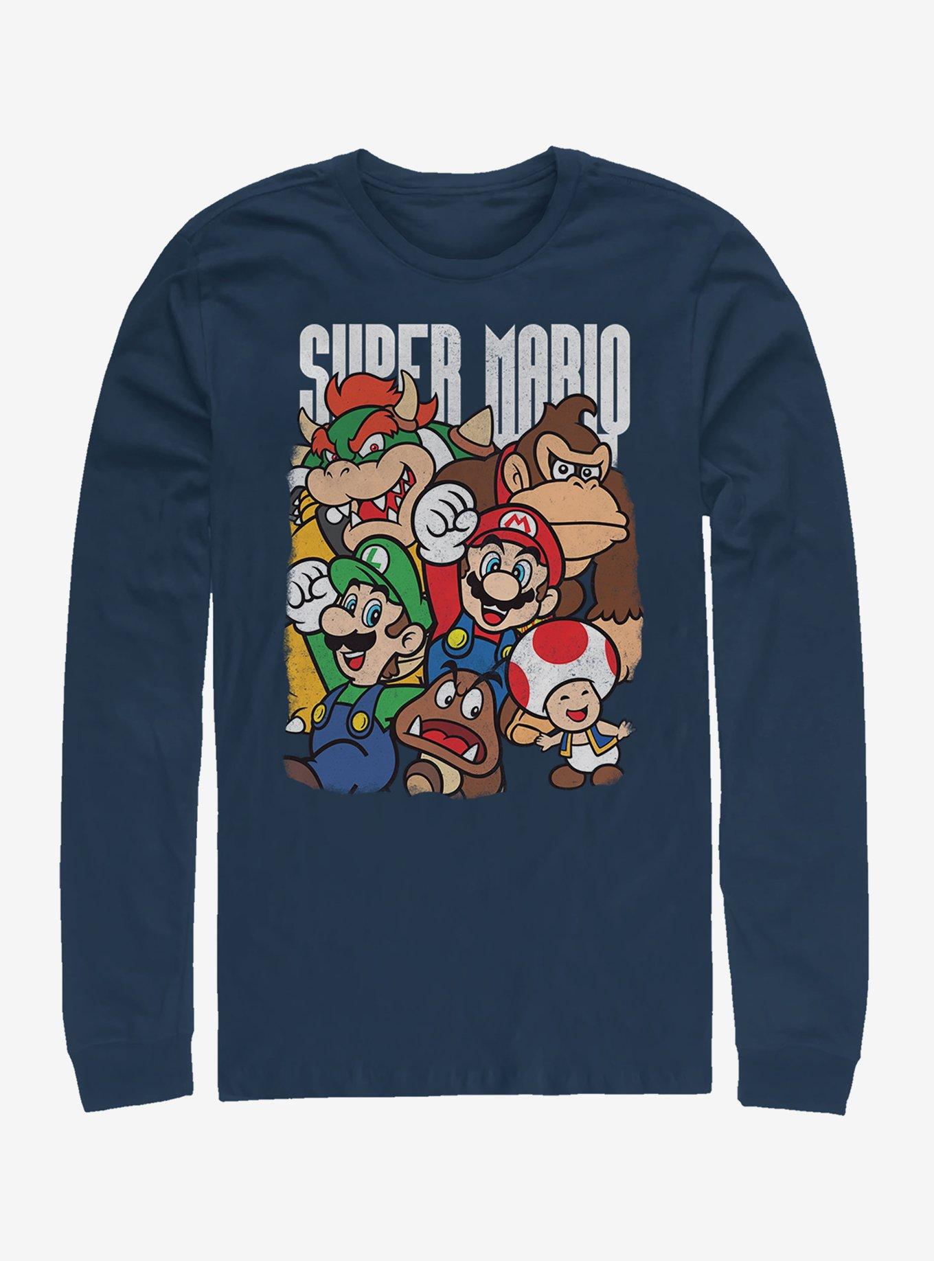 Bluey X Super Mario Bros Super Bluey cartoon shirt, hoodie