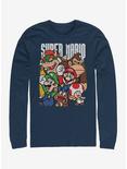 Super Mario Super Grouper Long-Sleeve T-Shirt, NAVY, hi-res
