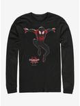 Marvel Spider-Man Miles Universe Long-Sleeve T-Shirt, BLACK, hi-res