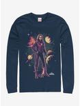 Marvel Captain Marvel Cat Planet Long-Sleeve T-Shirt, NAVY, hi-res