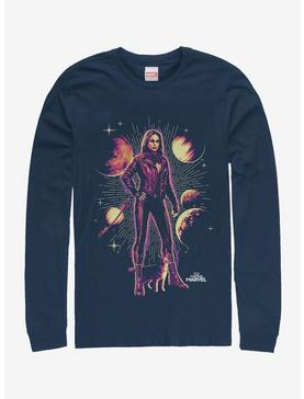 Marvel Captain Marvel Cat Planet Long-Sleeve T-Shirt, , hi-res