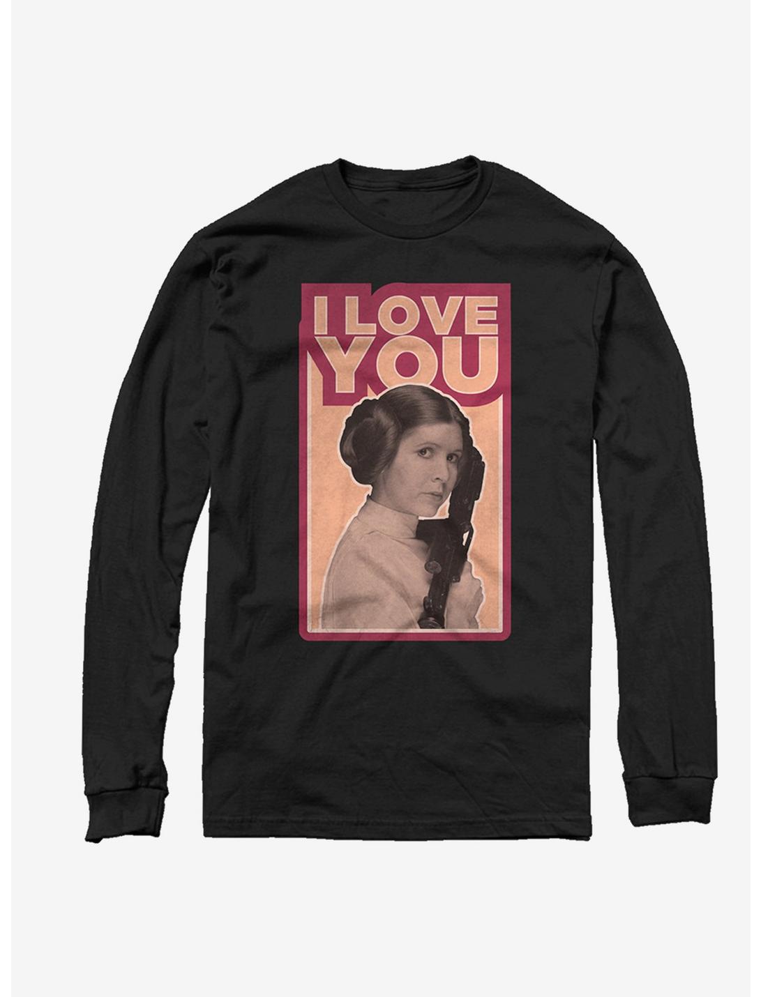 Star Wars Leia Love Long-Sleeve T-Shirt, BLACK, hi-res