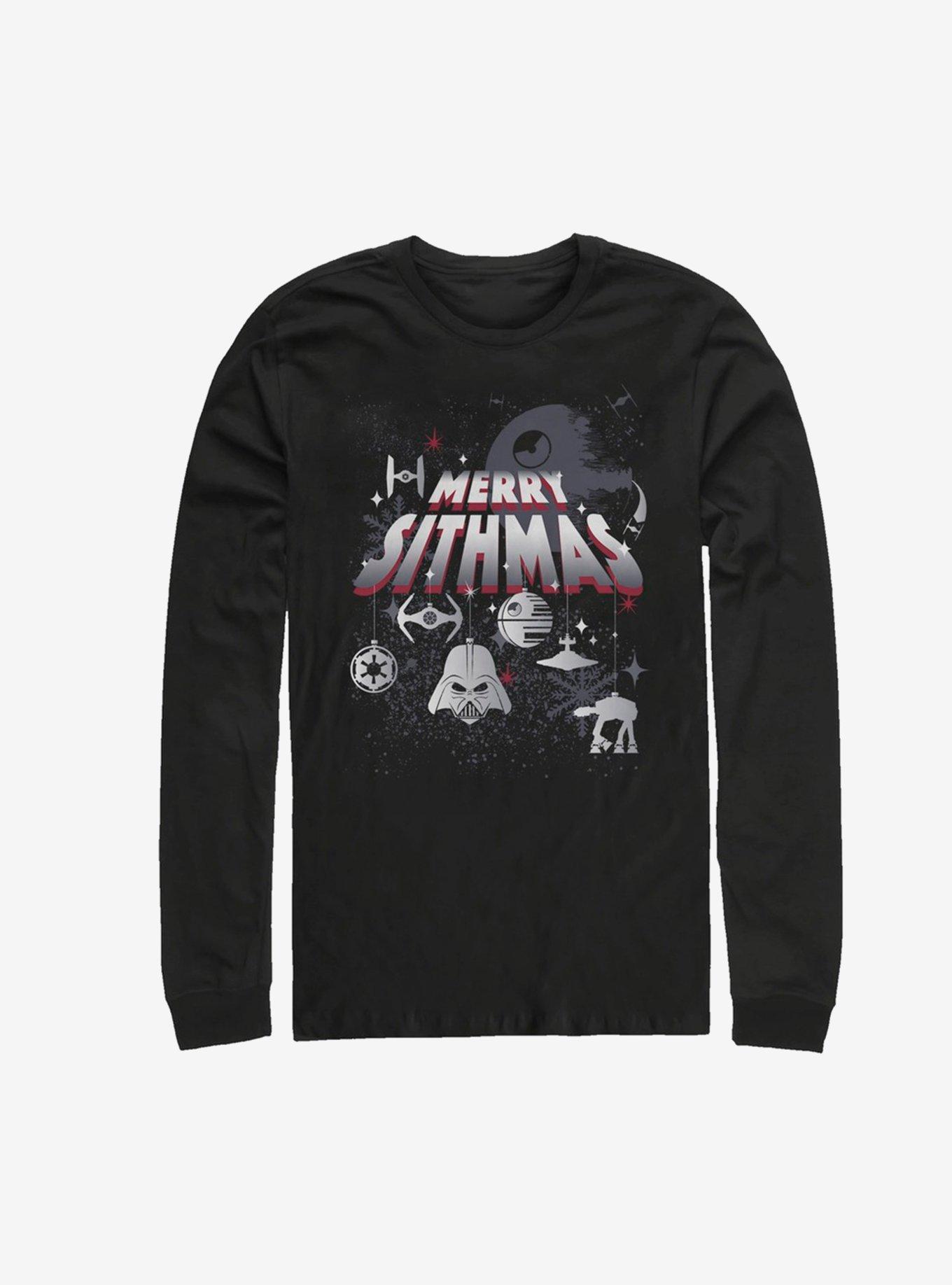 Star Wars Ornament Stuff Long-Sleeve T-Shirt, BLACK, hi-res