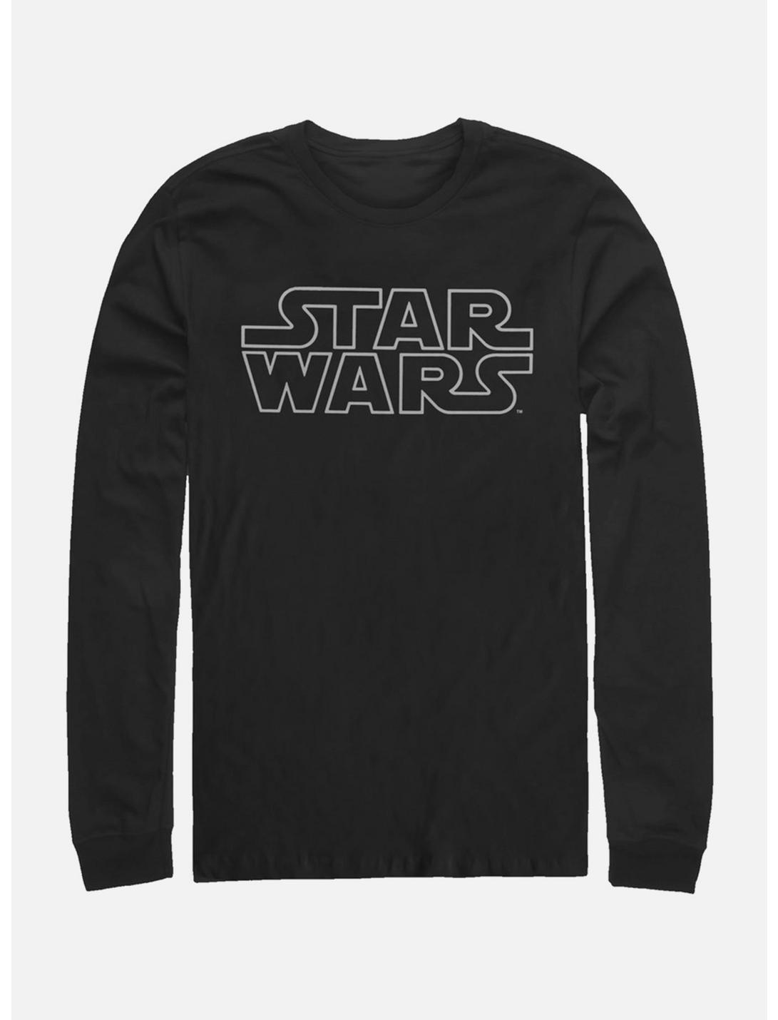 Star Wars Logo Long-Sleeve T-Shirt, BLACK, hi-res