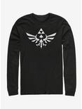 The Legend of Zelda Triumphant Triforce Long-Sleeve T-Shirt, BLACK, hi-res