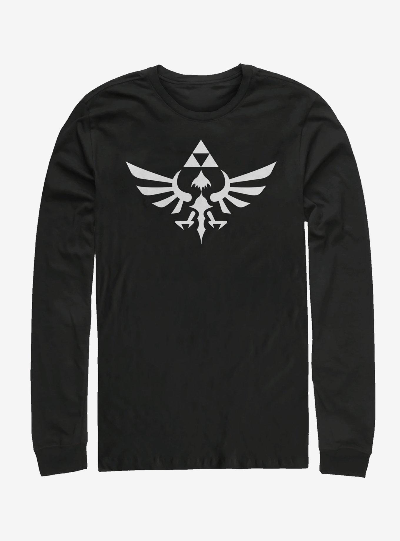 The Legend of Zelda Triumphant Triforce Long-Sleeve T-Shirt, BLACK, hi-res