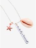 Disney The Little Mermaid Starfish Puka Shell Necklace, , hi-res