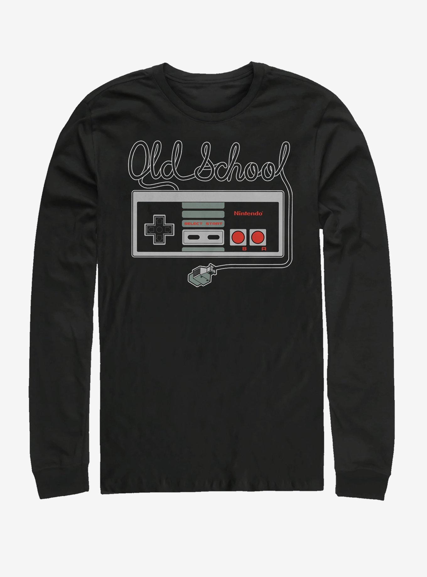 Nintendo Tangled Controller Long-Sleeve T-Shirt, BLACK, hi-res