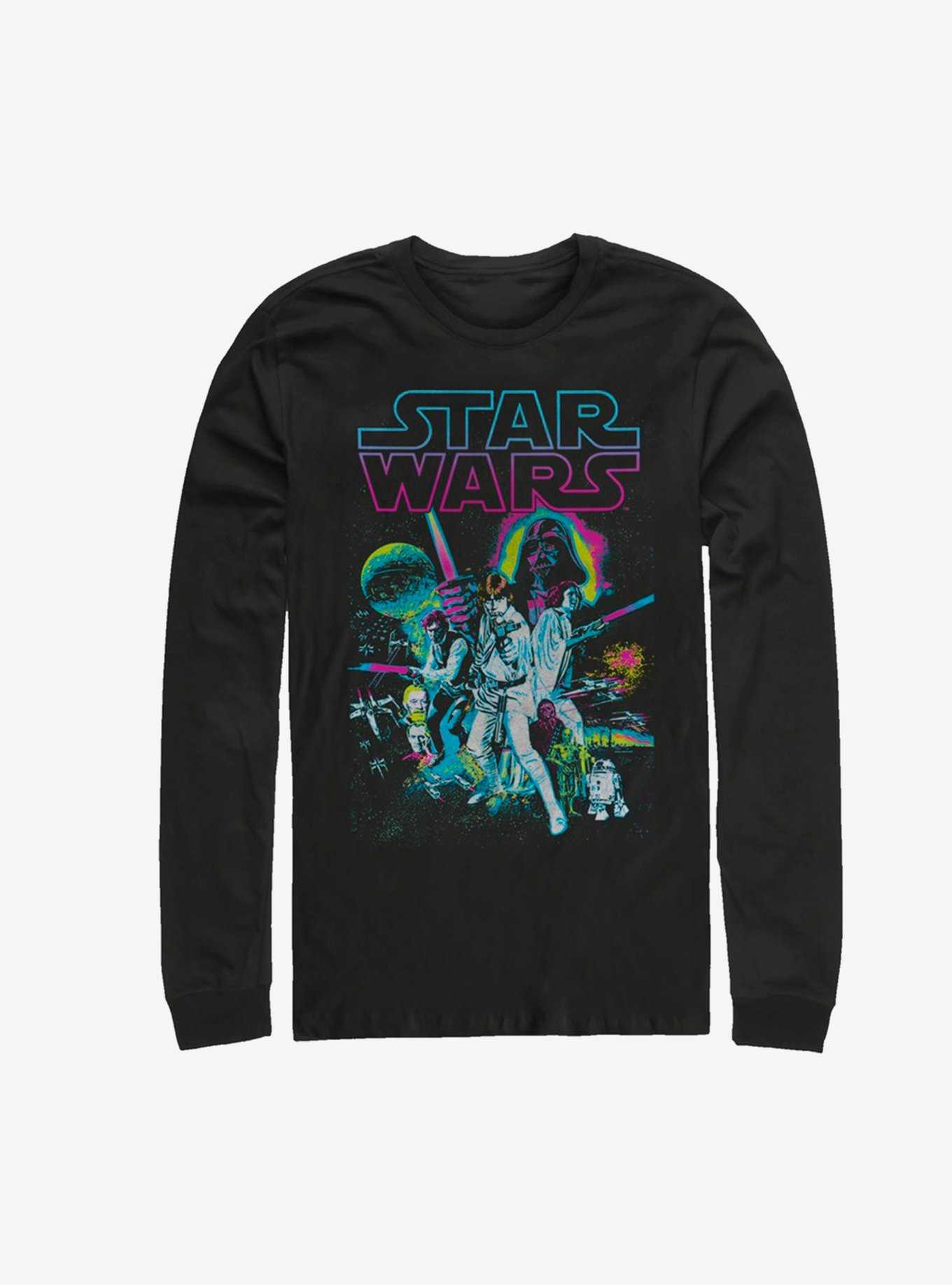 Star Wars Neon Hope Long-Sleeve T-Shirt, , hi-res