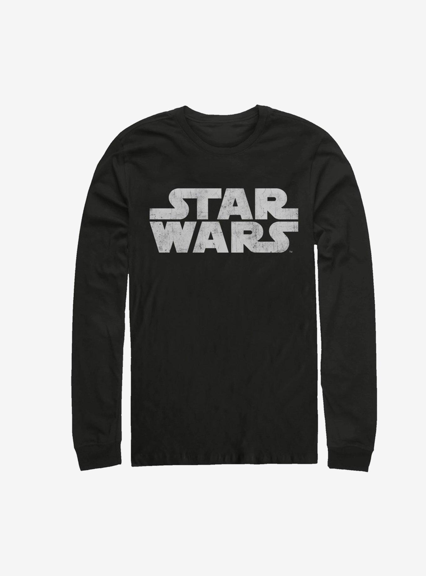 Star Wars Simplest Logo Long-Sleeve T-Shirt, BLACK, hi-res