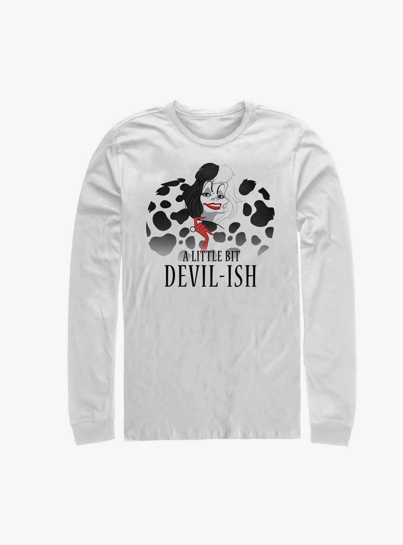 Disney Villains Cruella De Vil Devil-ish Long-Sleeve T-Shirt, , hi-res