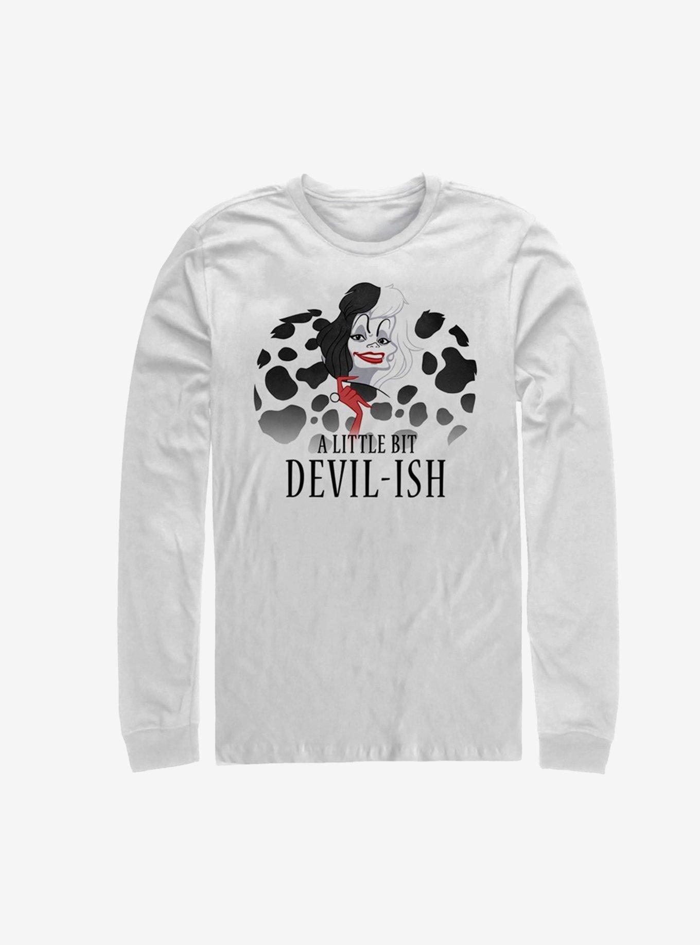 Disney Villains Cruella De Vil Devil-ish Long-Sleeve T-Shirt, , hi-res