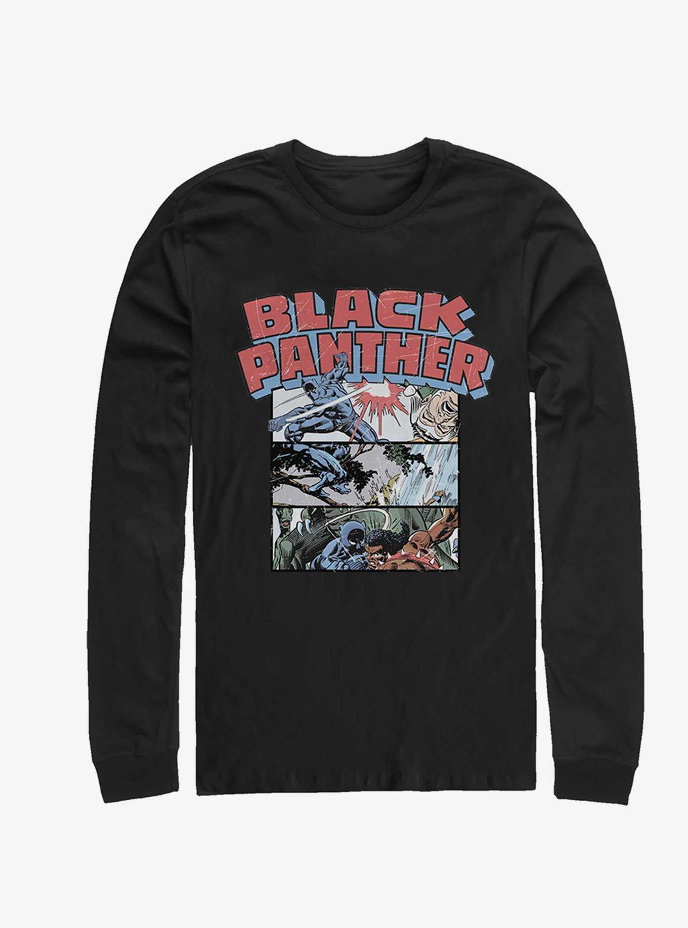 Marvel Black Panther Black Panther Collage Long-Sleeve T-Shirt, , hi-res