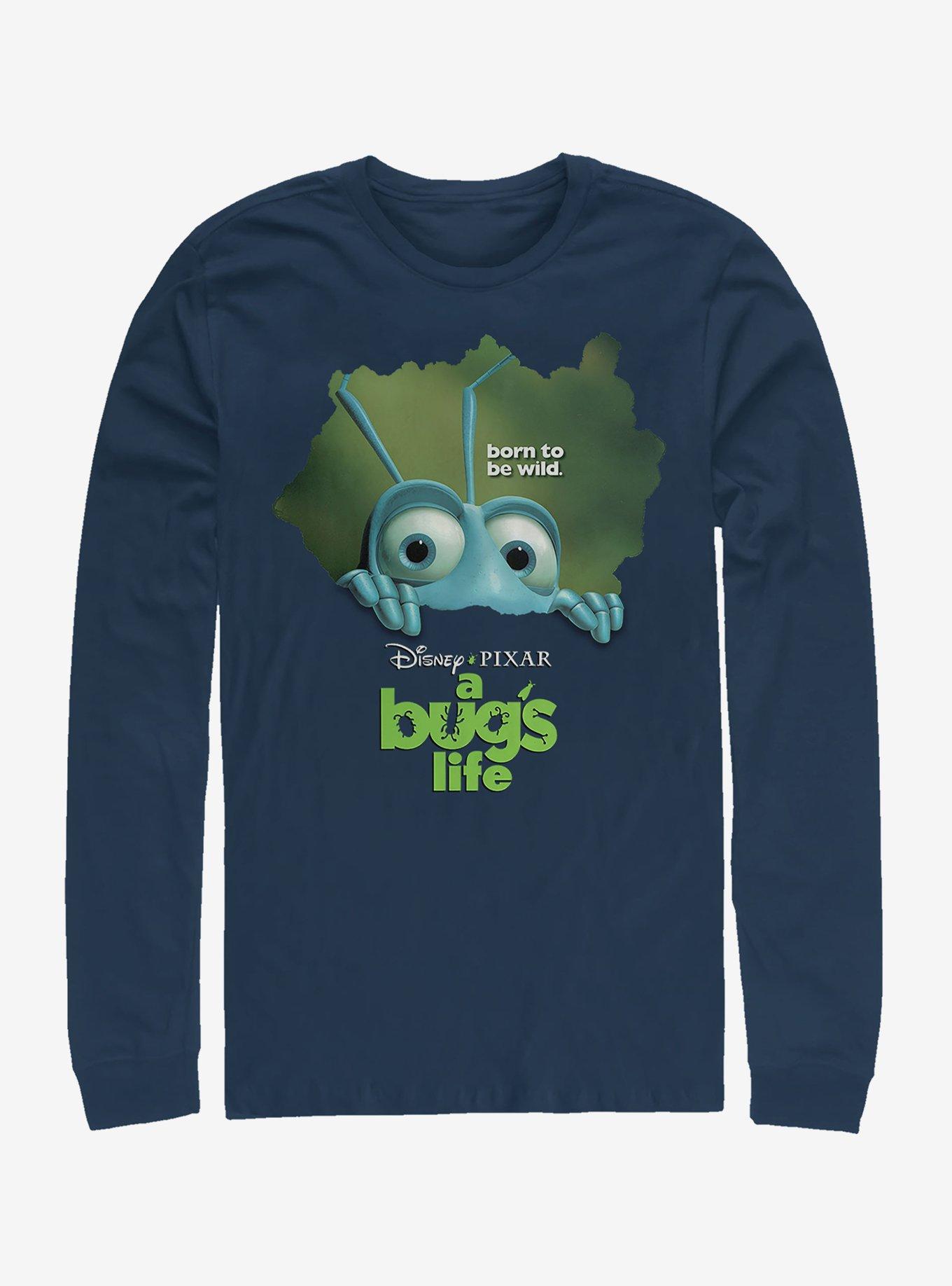 Disney A Bug's Life Looking Through Long-Sleeve T-Shirt, NAVY, hi-res