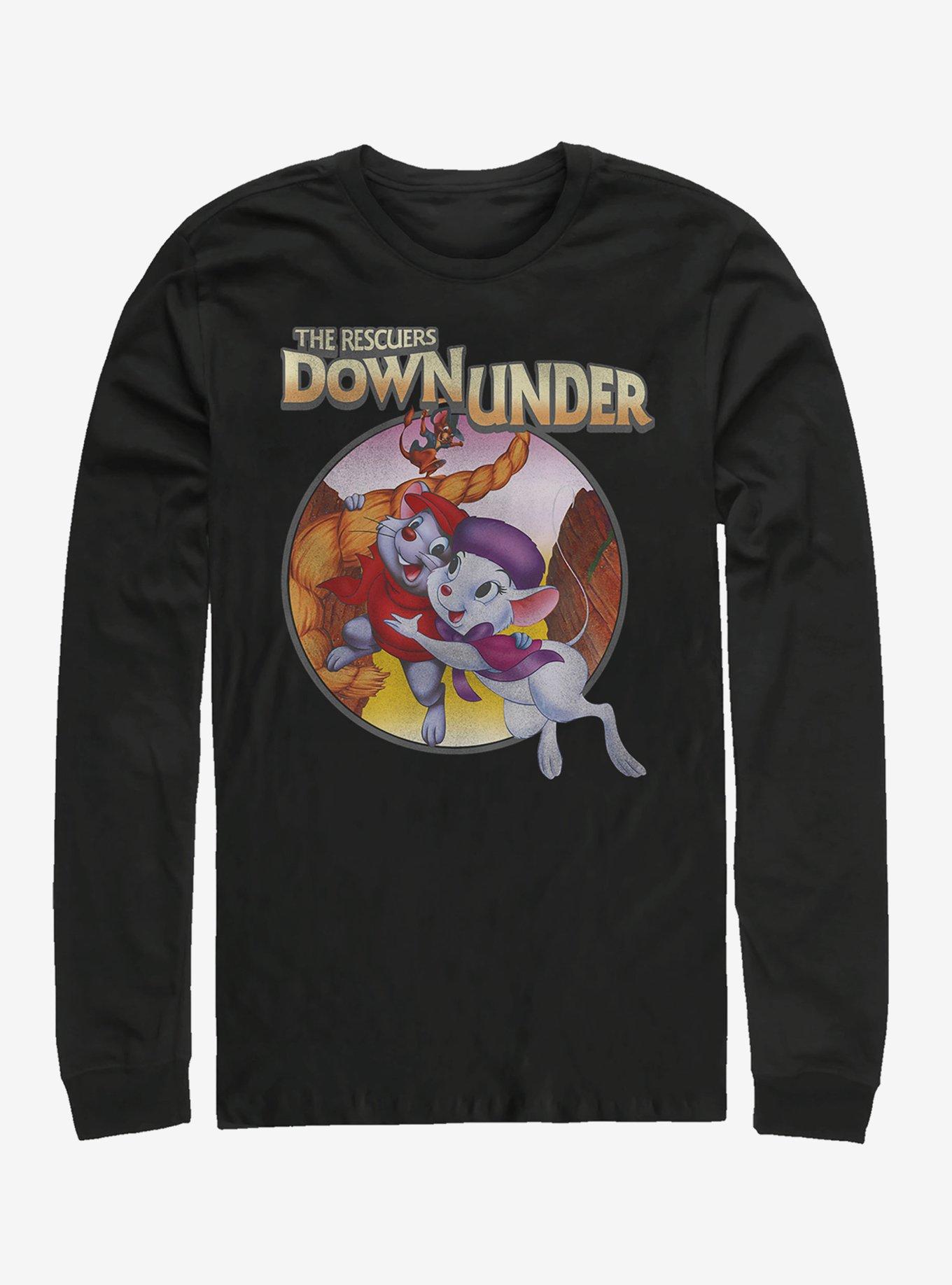 Disney Rescuers Down Under Rescued Long-Sleeve T-Shirt, BLACK, hi-res